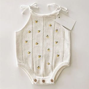Oat Children Heirloom Onesie - Lemons